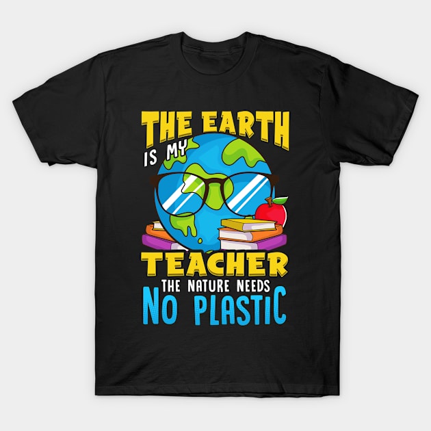 Earth Teacher Science Gift Idea T-Shirt by phoxydesign